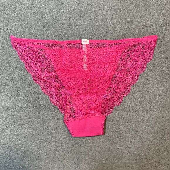 Victoria's Secret PINK 2012 Lace Back Low Rise String Bikini Unwrap Me Womens - Picture 3 of 7